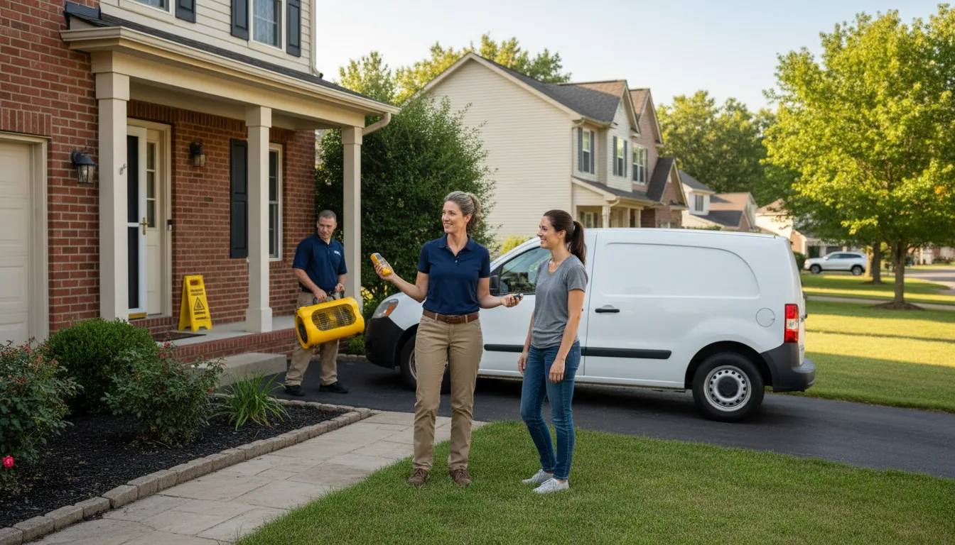 Residential water damage restoration in Aydlett, NC